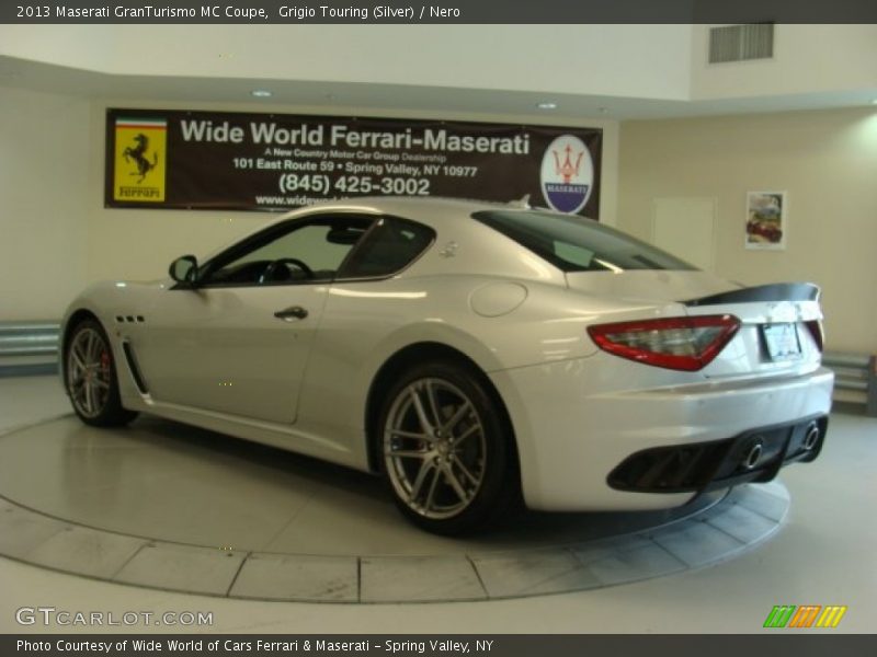 Grigio Touring (Silver) / Nero 2013 Maserati GranTurismo MC Coupe