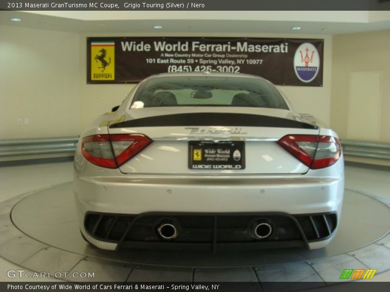 Grigio Touring (Silver) / Nero 2013 Maserati GranTurismo MC Coupe