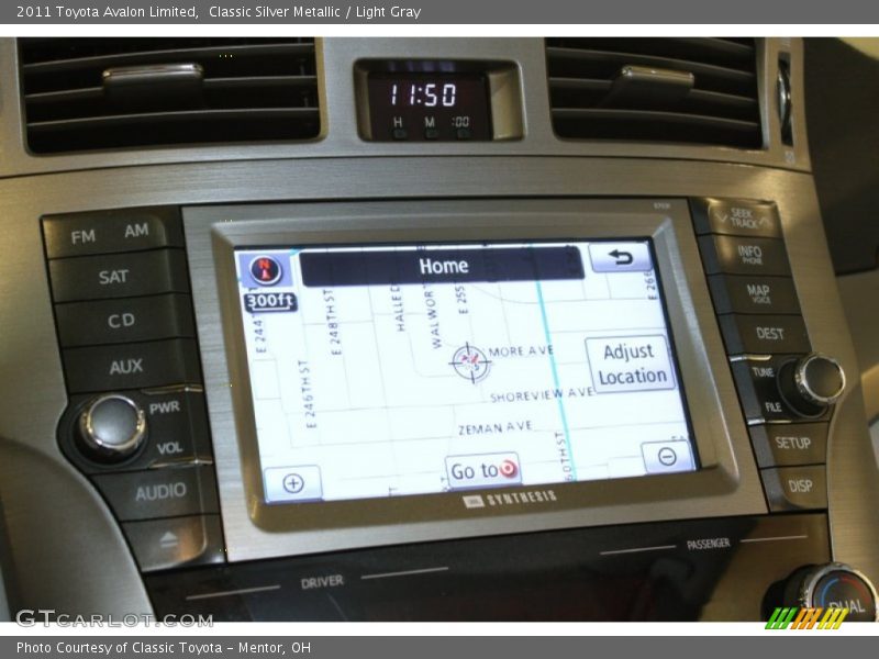 Classic Silver Metallic / Light Gray 2011 Toyota Avalon Limited