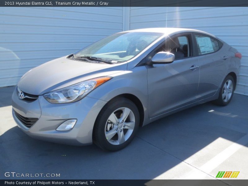 Titanium Gray Metallic / Gray 2013 Hyundai Elantra GLS