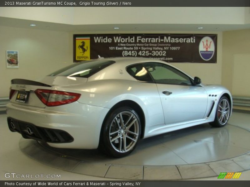 Grigio Touring (Silver) / Nero 2013 Maserati GranTurismo MC Coupe