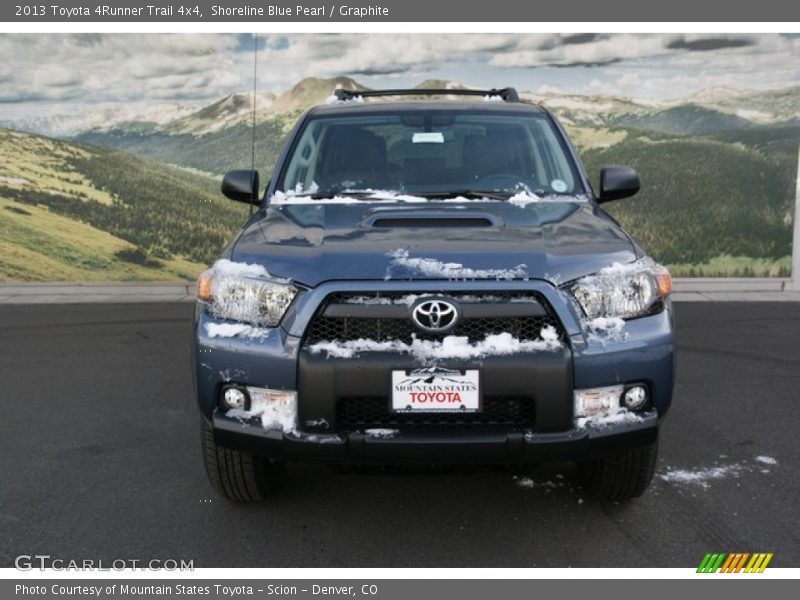 Shoreline Blue Pearl / Graphite 2013 Toyota 4Runner Trail 4x4