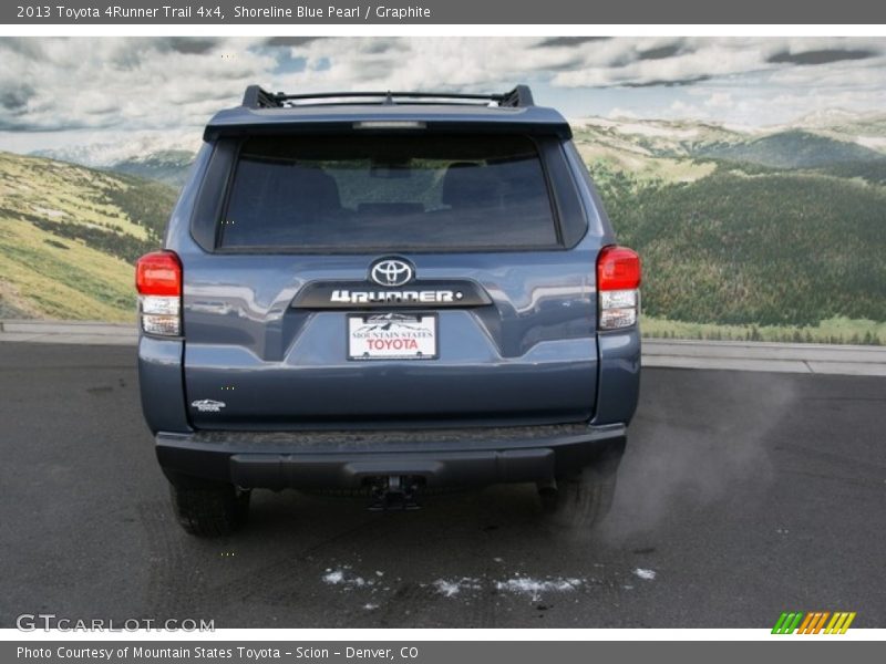 Shoreline Blue Pearl / Graphite 2013 Toyota 4Runner Trail 4x4