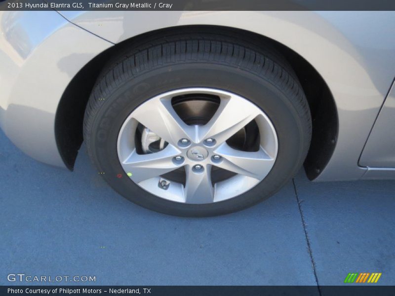 Titanium Gray Metallic / Gray 2013 Hyundai Elantra GLS