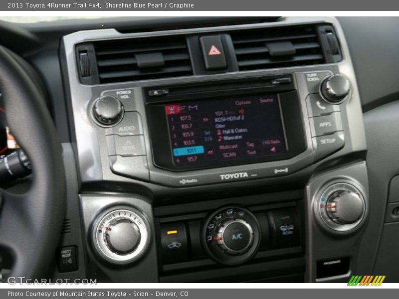Shoreline Blue Pearl / Graphite 2013 Toyota 4Runner Trail 4x4
