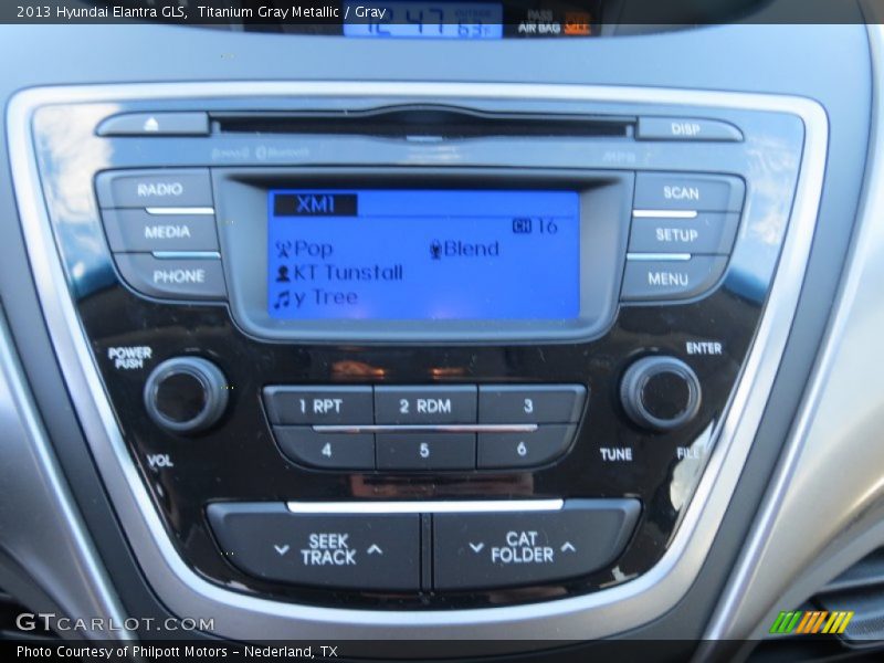 Titanium Gray Metallic / Gray 2013 Hyundai Elantra GLS