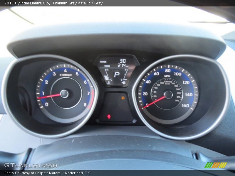 Titanium Gray Metallic / Gray 2013 Hyundai Elantra GLS
