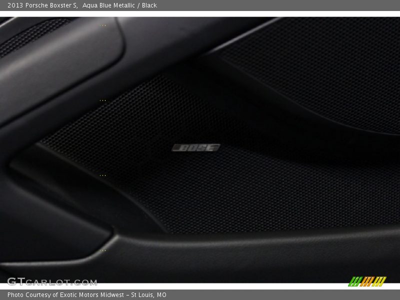 Aqua Blue Metallic / Black 2013 Porsche Boxster S