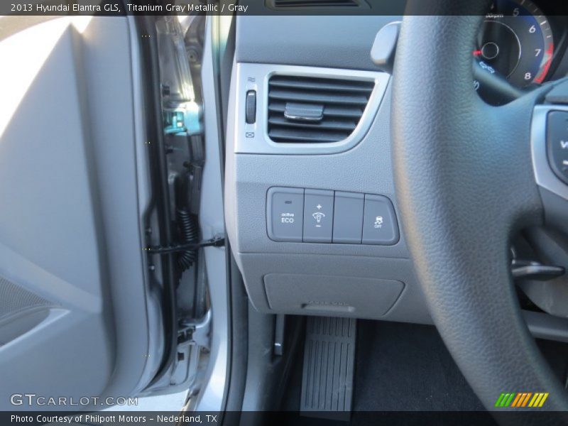Titanium Gray Metallic / Gray 2013 Hyundai Elantra GLS