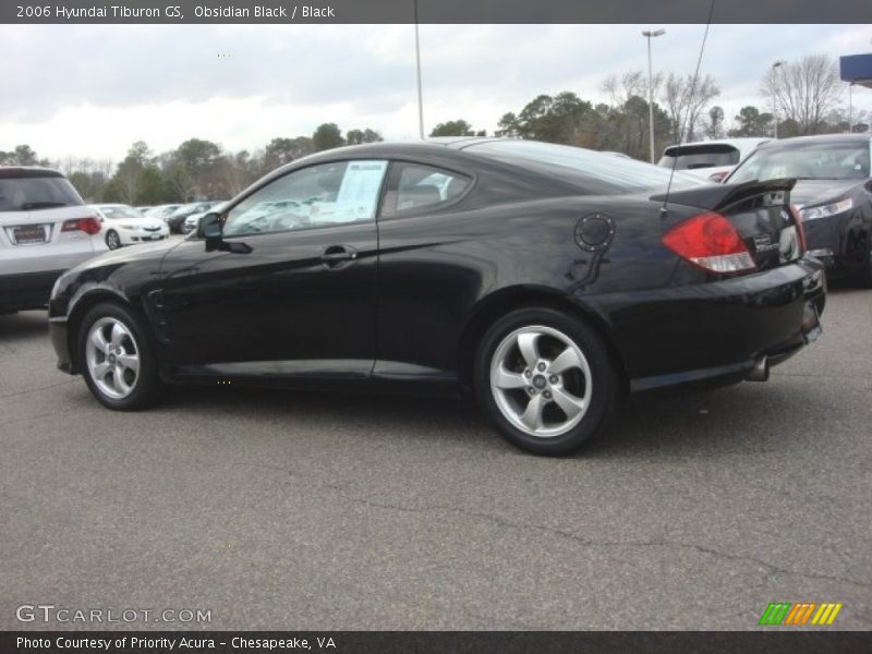 Obsidian Black / Black 2006 Hyundai Tiburon GS