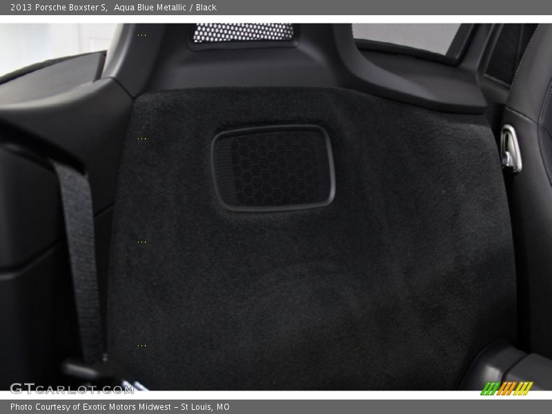 Aqua Blue Metallic / Black 2013 Porsche Boxster S