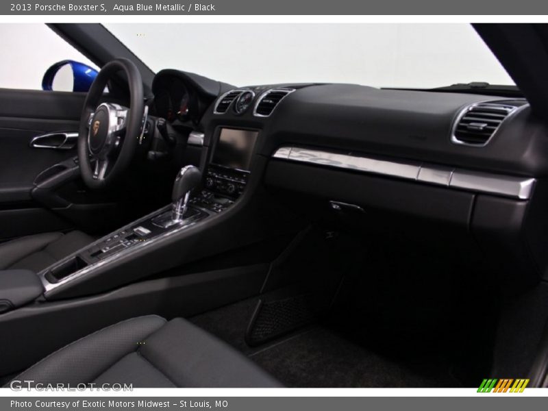 Aqua Blue Metallic / Black 2013 Porsche Boxster S