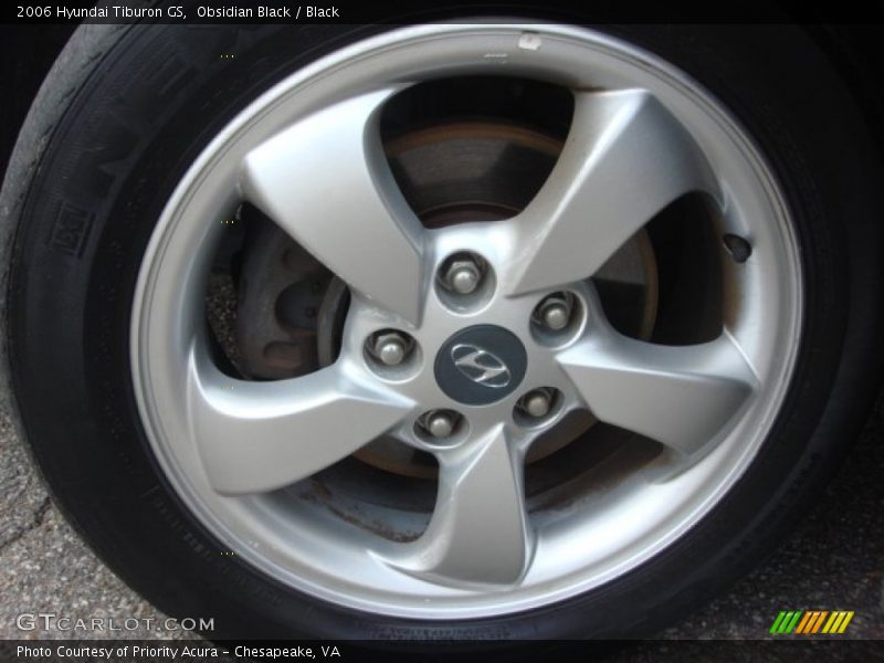 Obsidian Black / Black 2006 Hyundai Tiburon GS