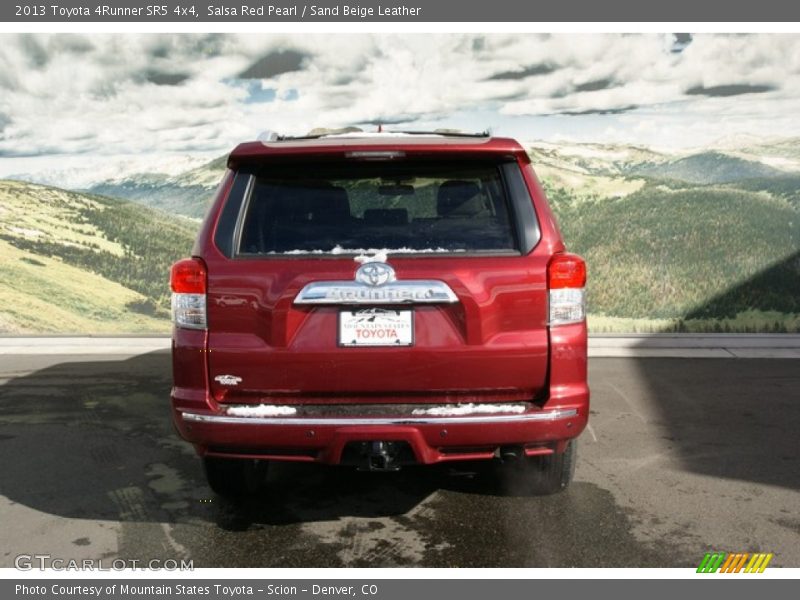 Salsa Red Pearl / Sand Beige Leather 2013 Toyota 4Runner SR5 4x4