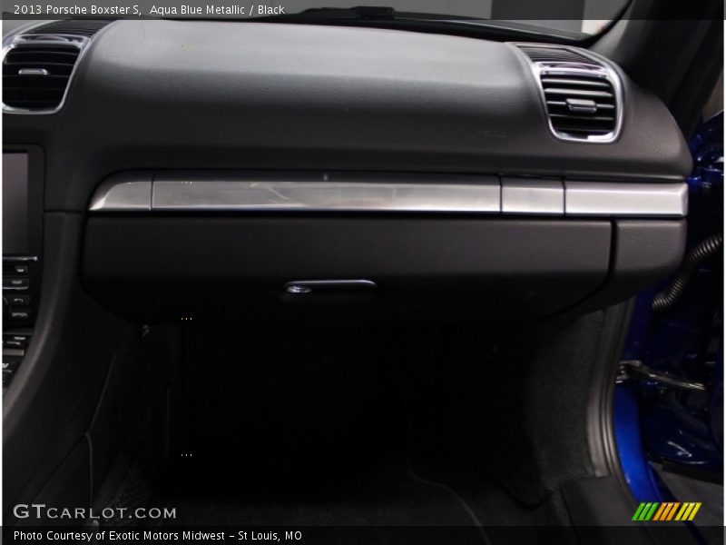Aqua Blue Metallic / Black 2013 Porsche Boxster S