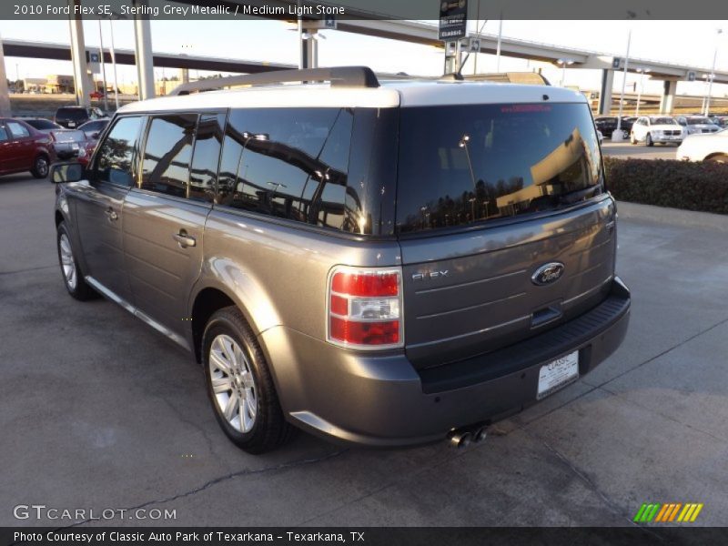 Sterling Grey Metallic / Medium Light Stone 2010 Ford Flex SE