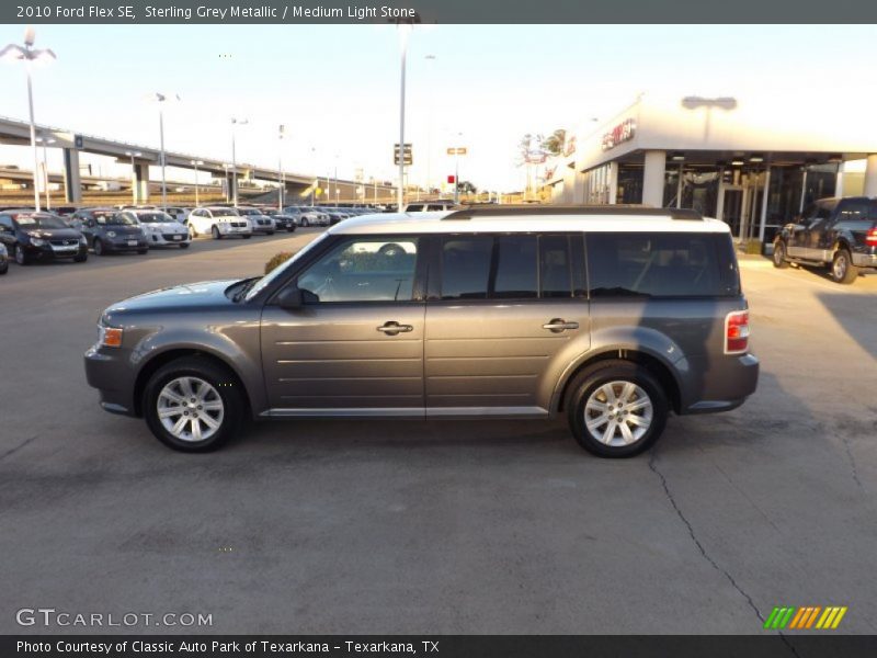 Sterling Grey Metallic / Medium Light Stone 2010 Ford Flex SE