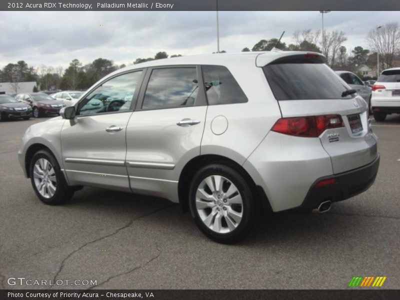 Palladium Metallic / Ebony 2012 Acura RDX Technology