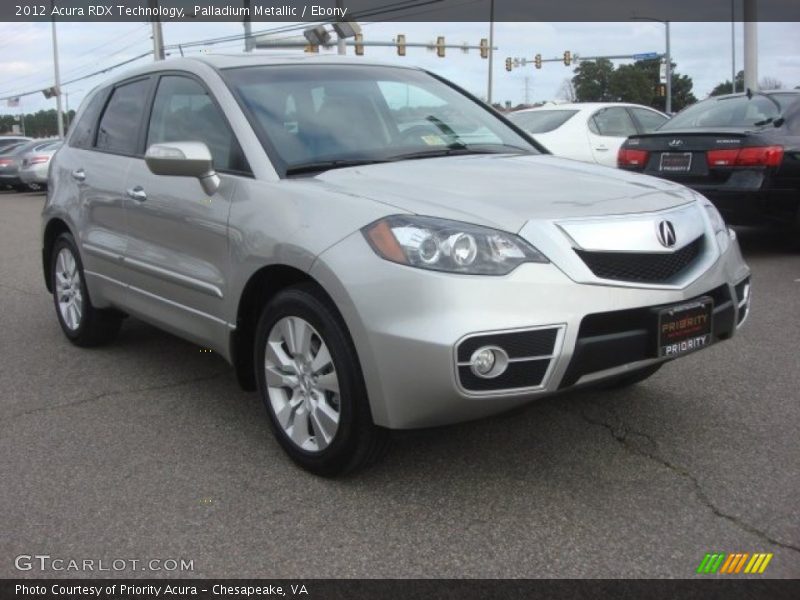 Palladium Metallic / Ebony 2012 Acura RDX Technology