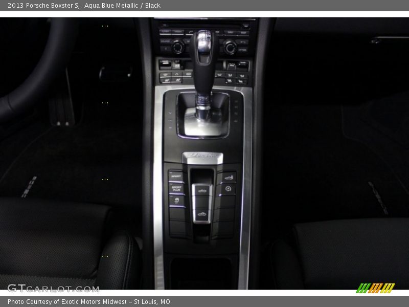 Aqua Blue Metallic / Black 2013 Porsche Boxster S