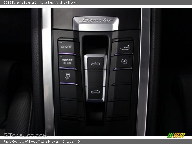 Aqua Blue Metallic / Black 2013 Porsche Boxster S