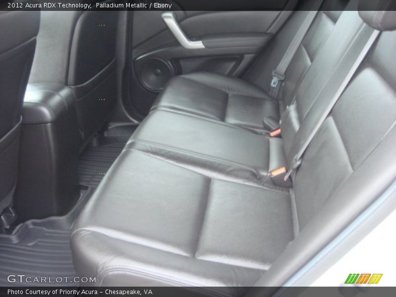 Rear Seat of 2012 RDX Technology