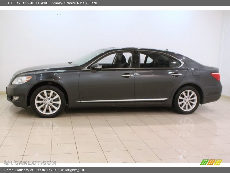 Smoky Granite Mica / Black 2010 Lexus LS 460 L AWD