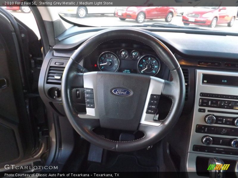 Sterling Grey Metallic / Medium Light Stone 2010 Ford Flex SE