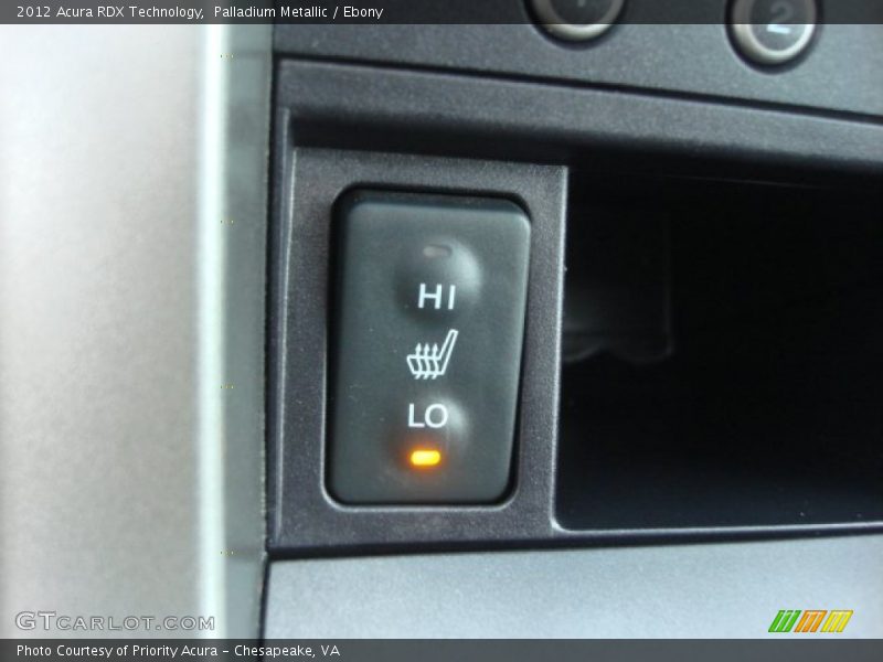 Palladium Metallic / Ebony 2012 Acura RDX Technology