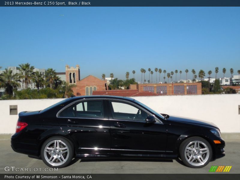 Black / Black 2013 Mercedes-Benz C 250 Sport