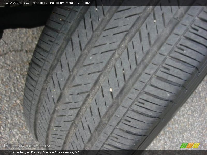 Palladium Metallic / Ebony 2012 Acura RDX Technology