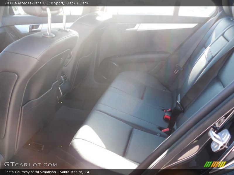 Black / Black 2013 Mercedes-Benz C 250 Sport