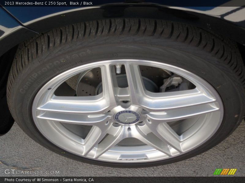 Black / Black 2013 Mercedes-Benz C 250 Sport