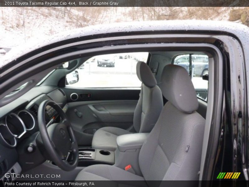 Black / Graphite Gray 2011 Toyota Tacoma Regular Cab 4x4