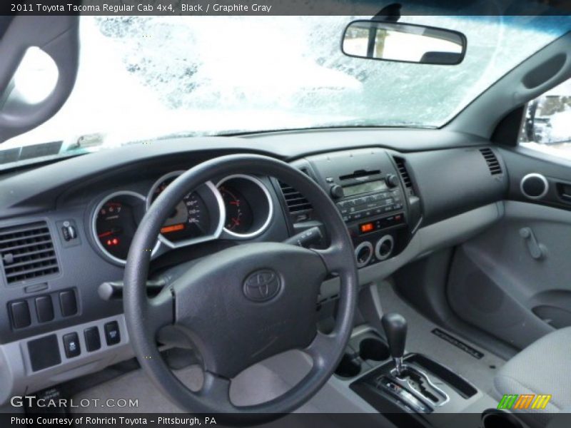 Black / Graphite Gray 2011 Toyota Tacoma Regular Cab 4x4