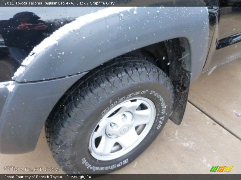 Black / Graphite Gray 2011 Toyota Tacoma Regular Cab 4x4