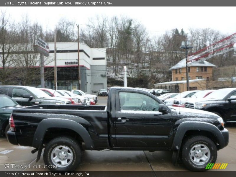 Black / Graphite Gray 2011 Toyota Tacoma Regular Cab 4x4