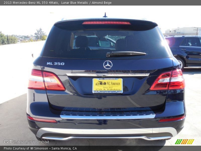 Lunar Blue Metallic / Almond Beige 2013 Mercedes-Benz ML 350 4Matic