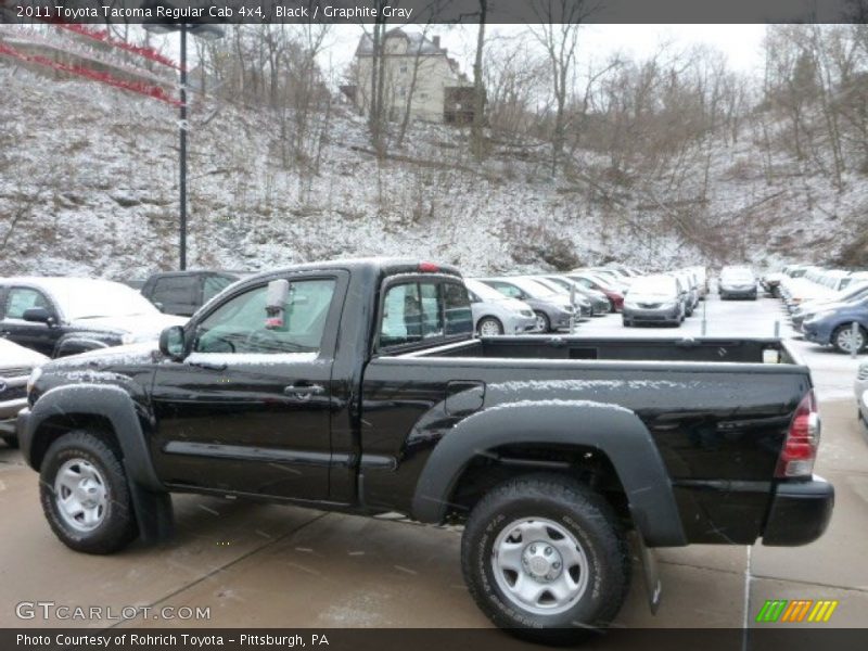 Black / Graphite Gray 2011 Toyota Tacoma Regular Cab 4x4
