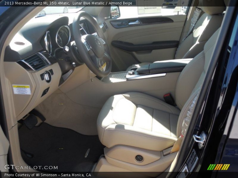 Lunar Blue Metallic / Almond Beige 2013 Mercedes-Benz ML 350 4Matic