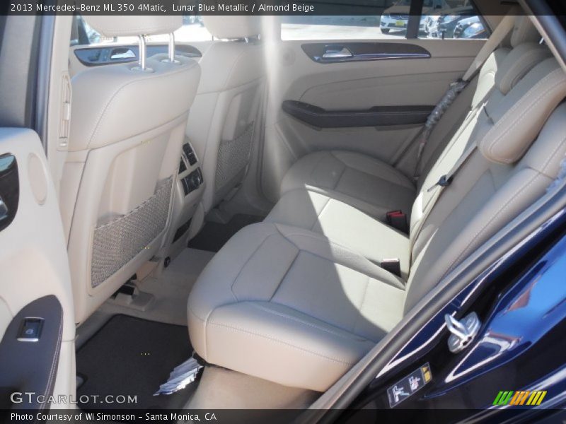 Lunar Blue Metallic / Almond Beige 2013 Mercedes-Benz ML 350 4Matic