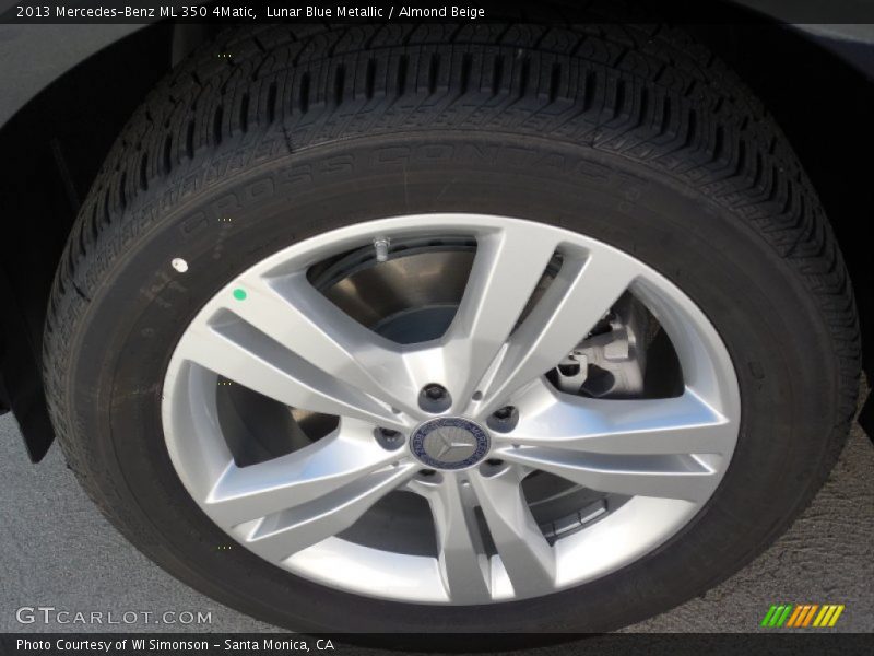 Lunar Blue Metallic / Almond Beige 2013 Mercedes-Benz ML 350 4Matic