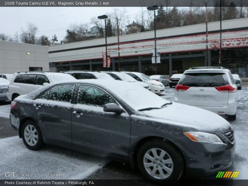 Magnetic Gray Metallic / Ash 2008 Toyota Camry XLE V6