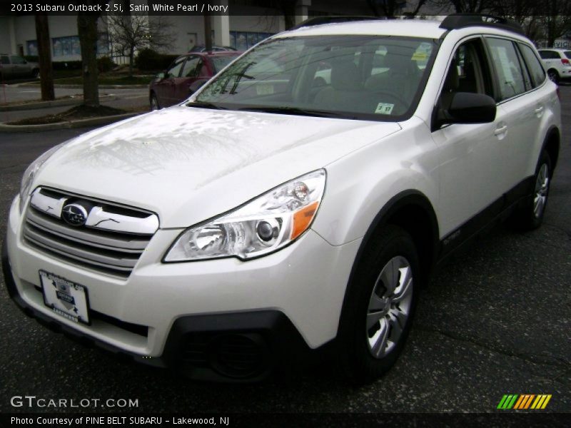 Satin White Pearl / Ivory 2013 Subaru Outback 2.5i