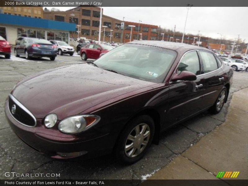 Dark Garnet Metallic / Gray 2006 Buick LaCrosse CX