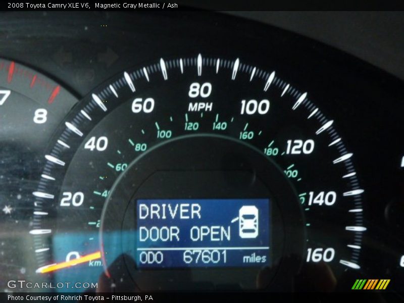 Magnetic Gray Metallic / Ash 2008 Toyota Camry XLE V6