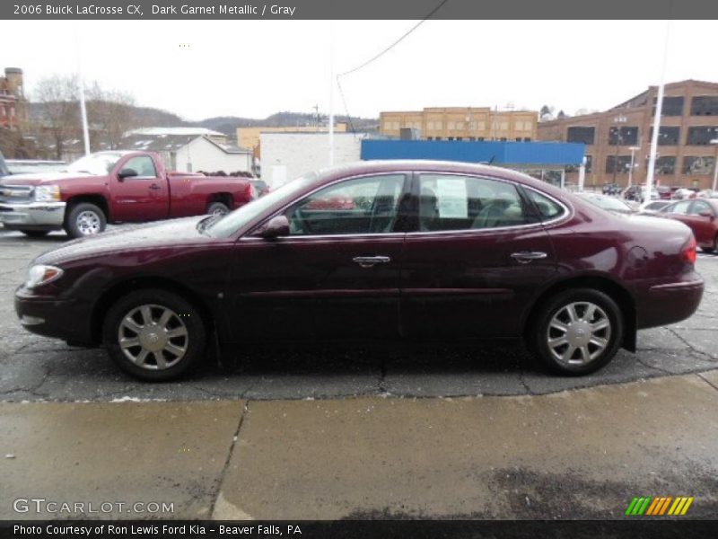 Dark Garnet Metallic / Gray 2006 Buick LaCrosse CX