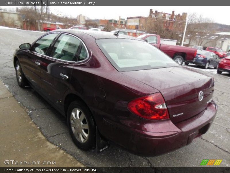 Dark Garnet Metallic / Gray 2006 Buick LaCrosse CX