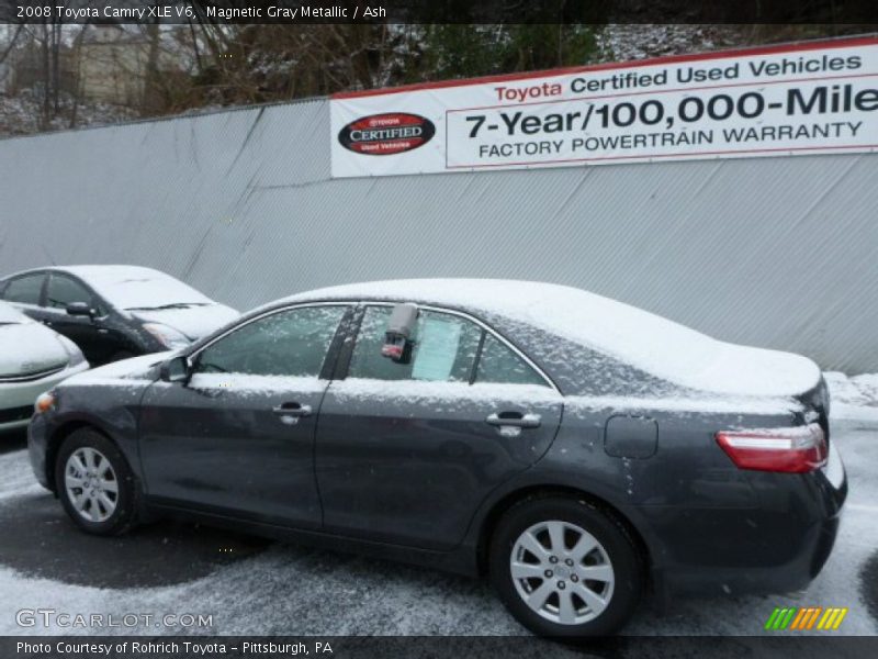 Magnetic Gray Metallic / Ash 2008 Toyota Camry XLE V6