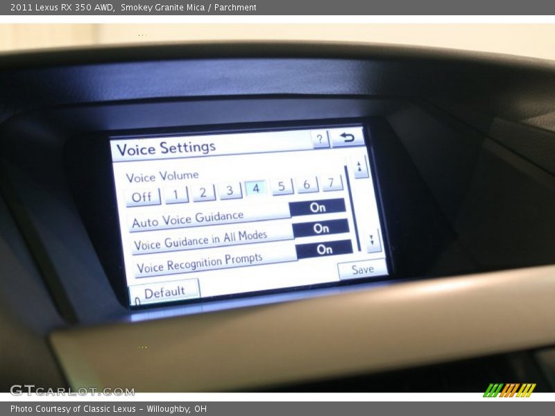 Smokey Granite Mica / Parchment 2011 Lexus RX 350 AWD